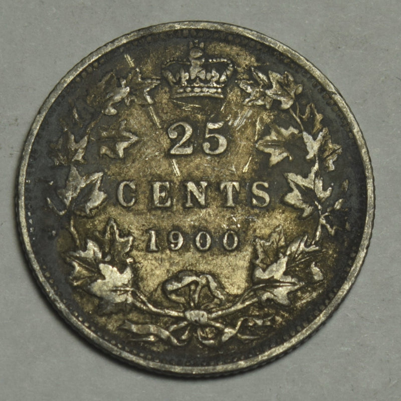 1900 Canadian Quarter . . . . Extremely Fine