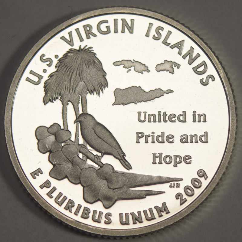 2009-S Virgin Islands Quarter . . . . Superb Brilliant Proof Silver