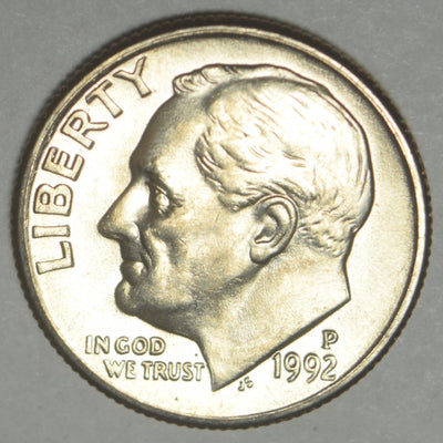 1992 Roosevelt Dime Brilliant Uncirculated