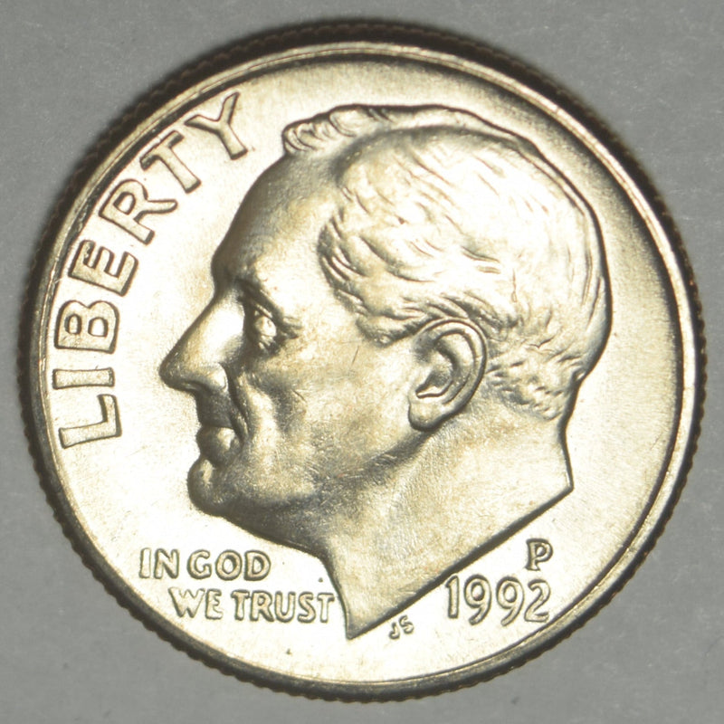 1992 Roosevelt Dime Brilliant Uncirculated