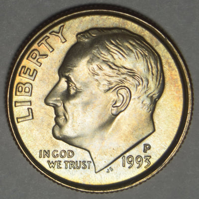 1993 Roosevelt Dime Brilliant Uncirculated