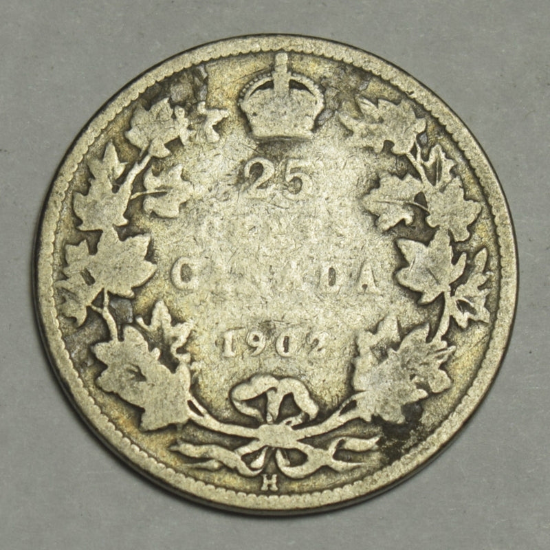 1902 H Canadian Quarter . . . . VG/Fine