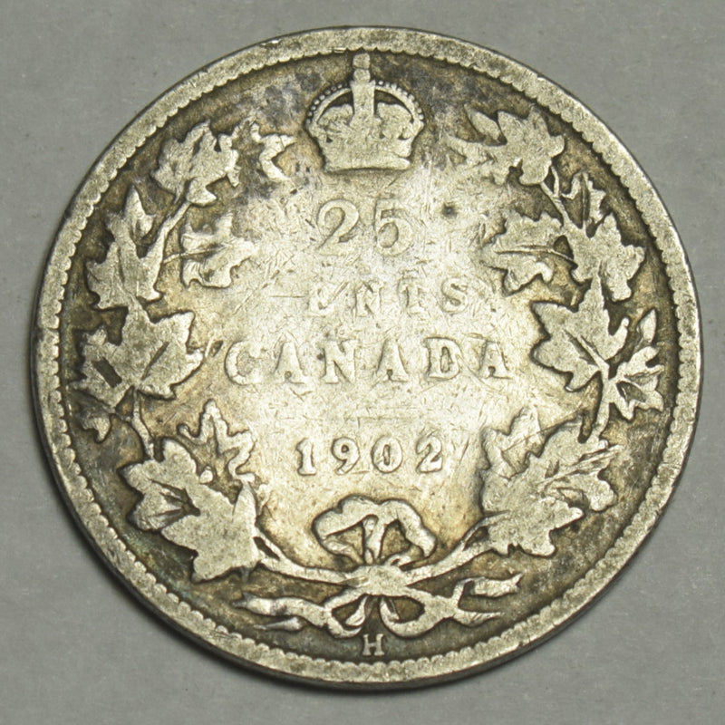 1902 H Canadian Quarter . . . . Fine