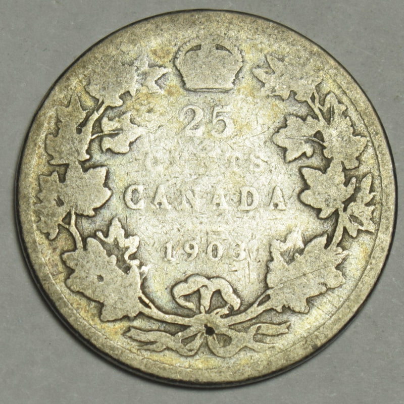 1903 Canadian Quarter . . . . Good