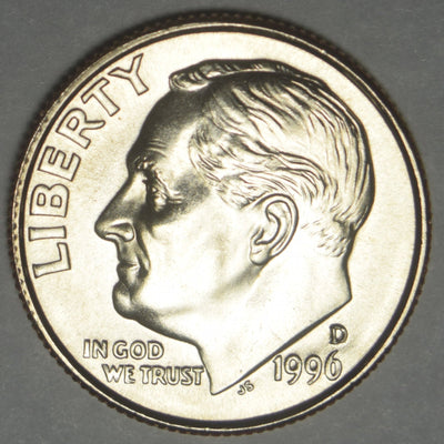 1996-D Roosevelt Dime Brilliant Uncirculated