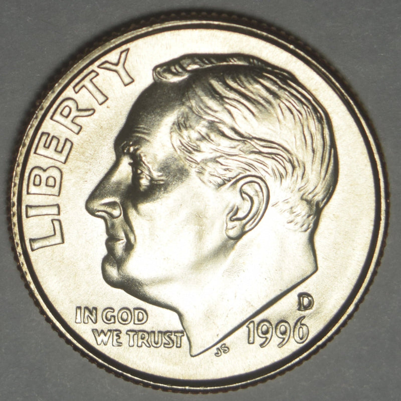 1996-D Roosevelt Dime Brilliant Uncirculated