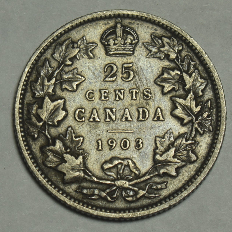 1903 Canadian Quarter . . . . Fine/VF