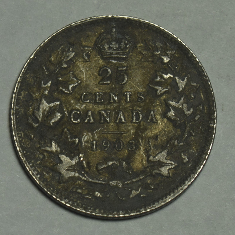 1903 Canadian Quarter . . . . Extremely Fine