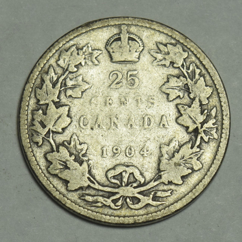 1904 Canadian Quarter . . . . Fine