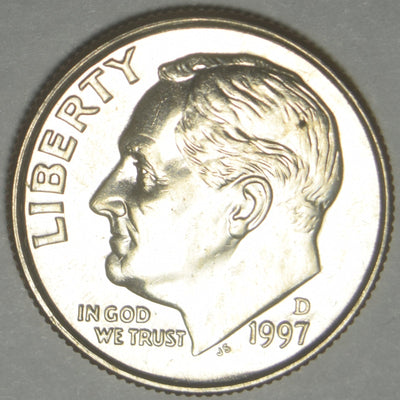 1997-D Roosevelt Dime Brilliant Uncirculated