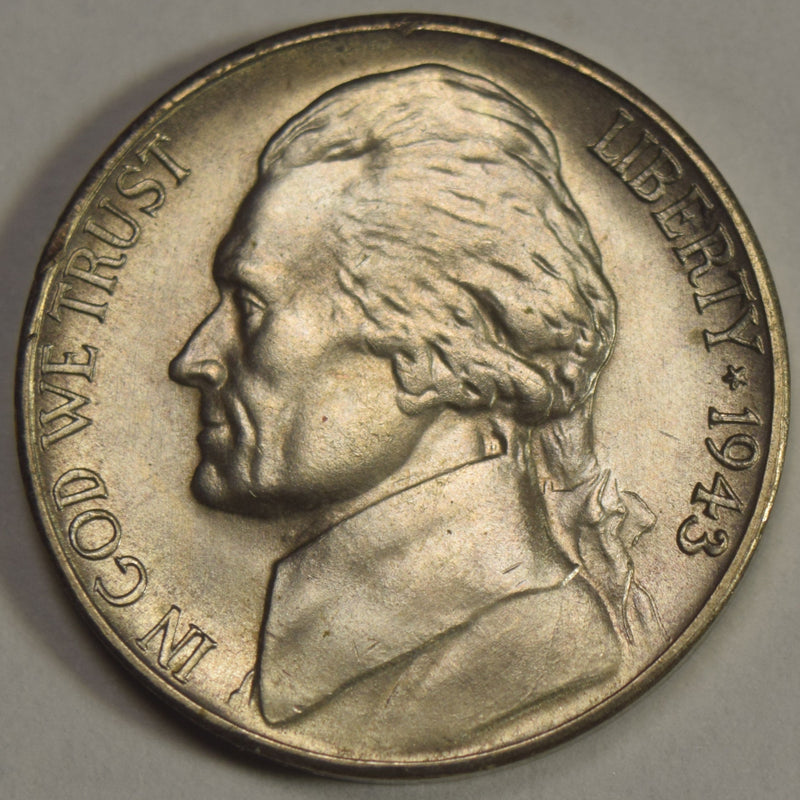 1943-S Silver Jefferson Nickel . . . . Brilliant Uncirculated
