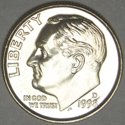 1998-D Roosevelt Dime Brilliant Uncirculated