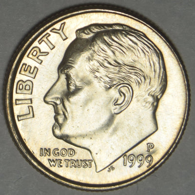 1999 Roosevelt Dime Brilliant Uncirculated