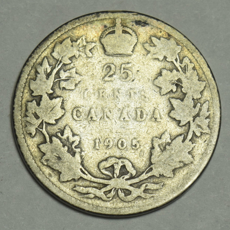 1905 Canadian Quarter . . . . Good