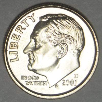 2001-D Roosevelt Dime Brilliant Uncirculated