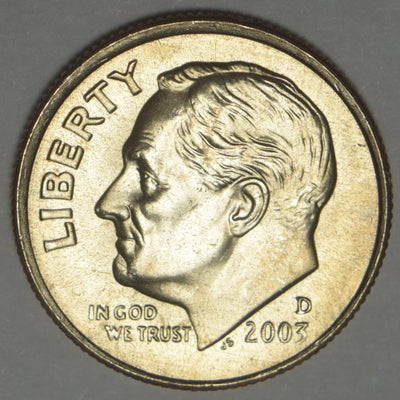 2003-D Roosevelt Dime Brilliant Uncirculated
