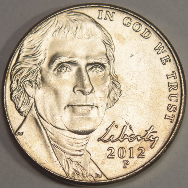 2012 Jefferson Nickel . . . . Brilliant Uncirculated