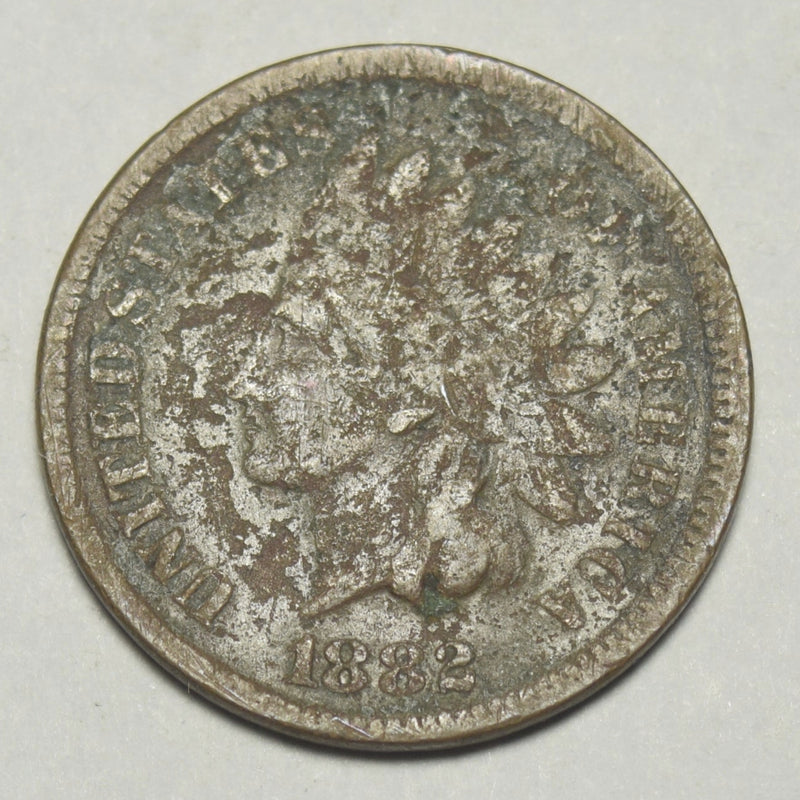 1882 Indian Cent . . . . VG corrosion
