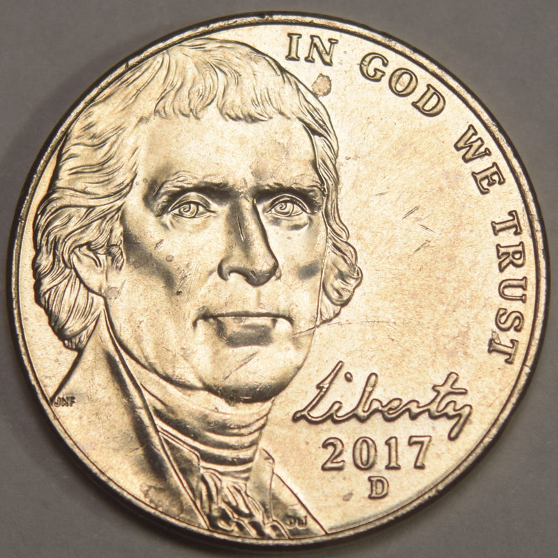 2017-D Jefferson Nickel . . . . Brilliant Uncirculated