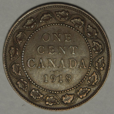 1918 Canadian Cent Extremely Fine