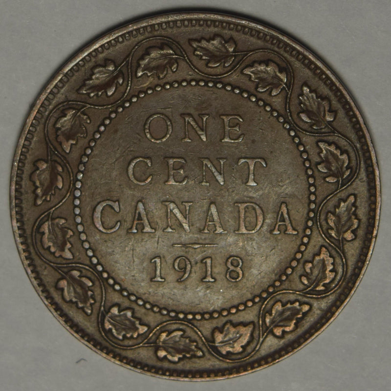1918 Canadian Cent Extremely Fine