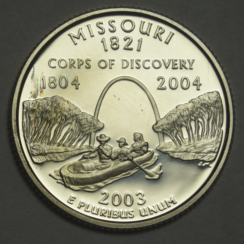 2003-S Missouri State Quarter . . . . Superb Brilliant Proof Silver
