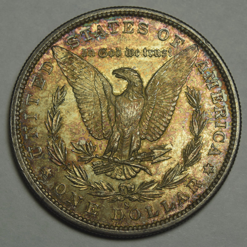 1880-S Morgan Dollar . . . . Choice BU+ Color!