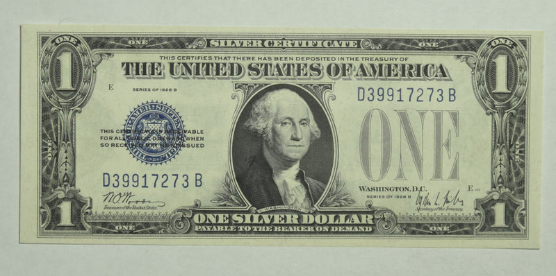 $1.00 1928 B -Funny Back- Silver Certificate . . . . Gem Crisp Uncirculated