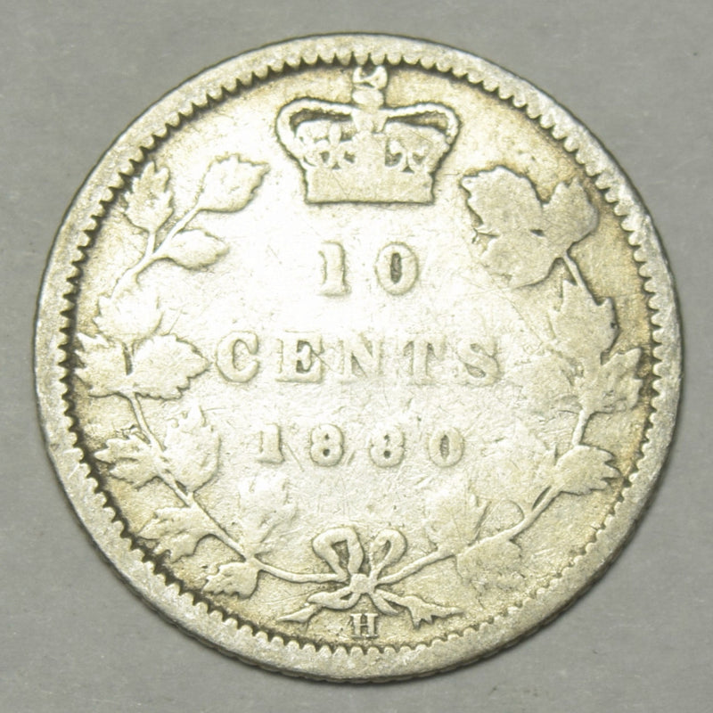 1880-H Canadian 10 Cents . . . . Fine