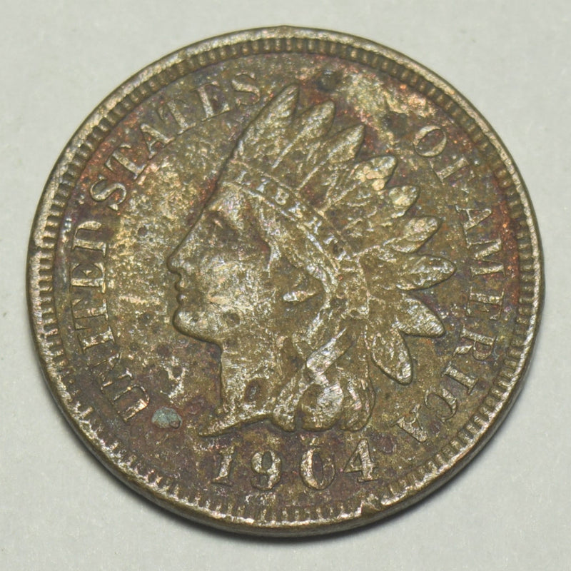 1904 Indian Cent . . . . XF/AU corrosion
