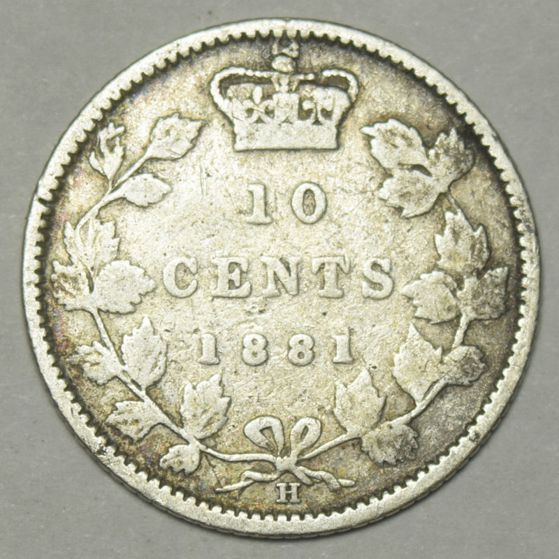 1881-H Canadian 10 Cents . . . . Fine