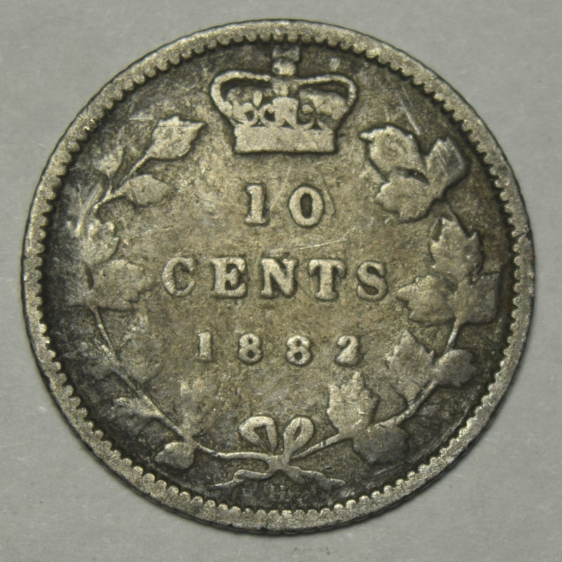 1882-H Canadian 10 Cents . . . . Very Good