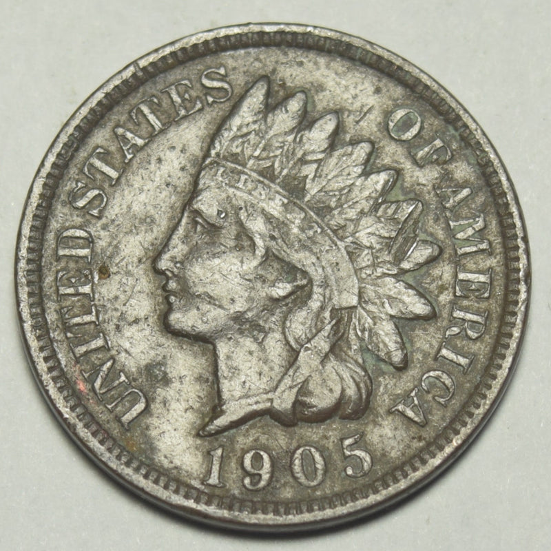 1905 Indian Cent . . . . XF corrosion