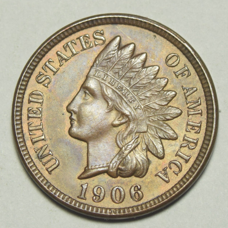 1906 Indian Cent . . . . Gem BU Red/Brown