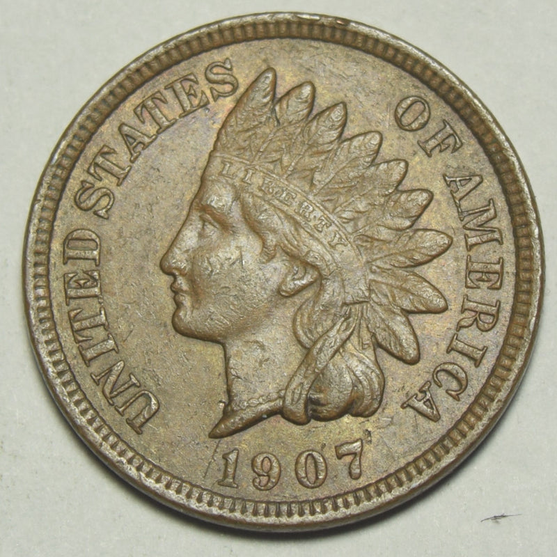 1907 Indian Cent . . . . Choice Uncirculated Brown