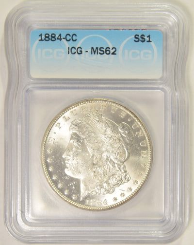1884-CC Morgan Dollar . . . . ICG MS-62