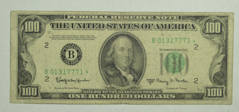 $100.00 1950 MN Federal Reserve Note - I . . . . Gem Crisp Uncirculated