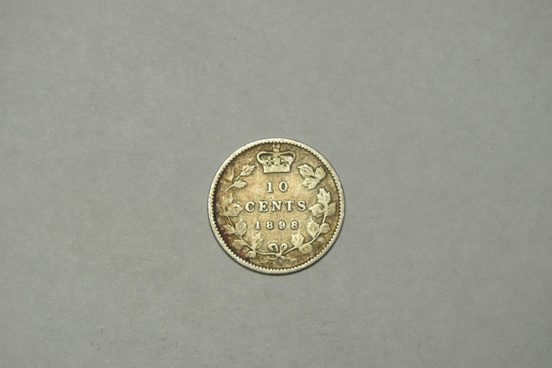 1898 Canadian 10 Cents . . . . Fine/VF