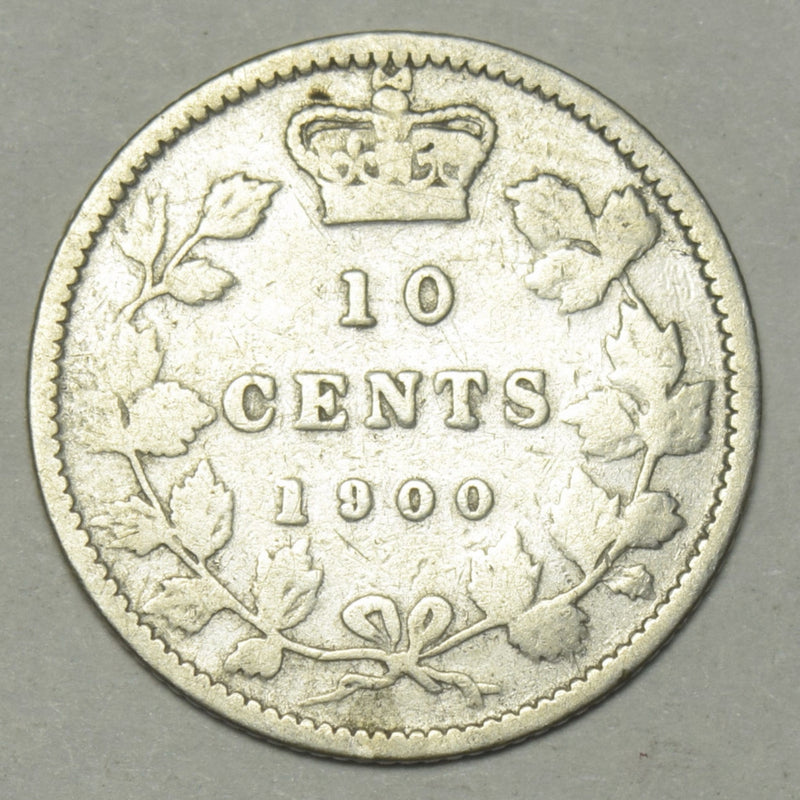 1900 Canadian 10 Cents . . . . Very Good