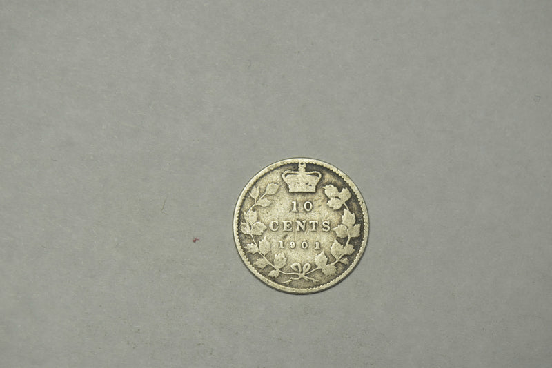 1901 Canadian 10 Cents . . . . Very Good