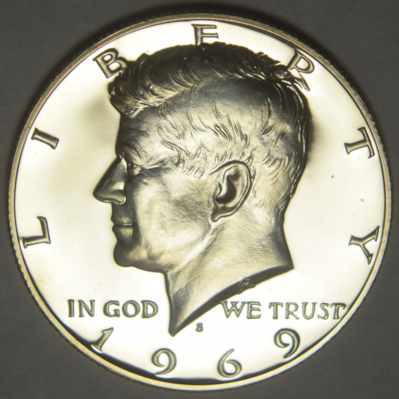 1969-S Kennedy Half Superb Brilliant Proof Cameo