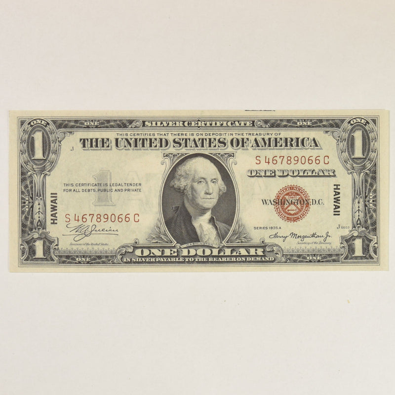 $1.00 1935 A -HAWAII- Silver Certificate . . . . Gem Crisp Uncirculated