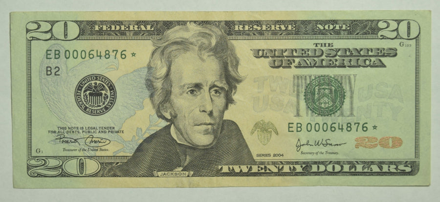 $20.00 Star Notes – Mount Vernon Coin