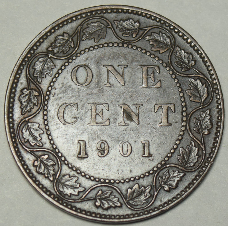 1901 Canadian Cent Extremely Fine