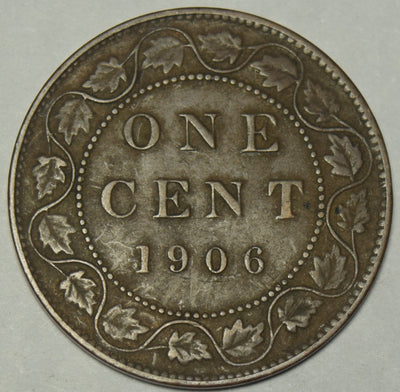 1906 Canadian Cent Very Fine