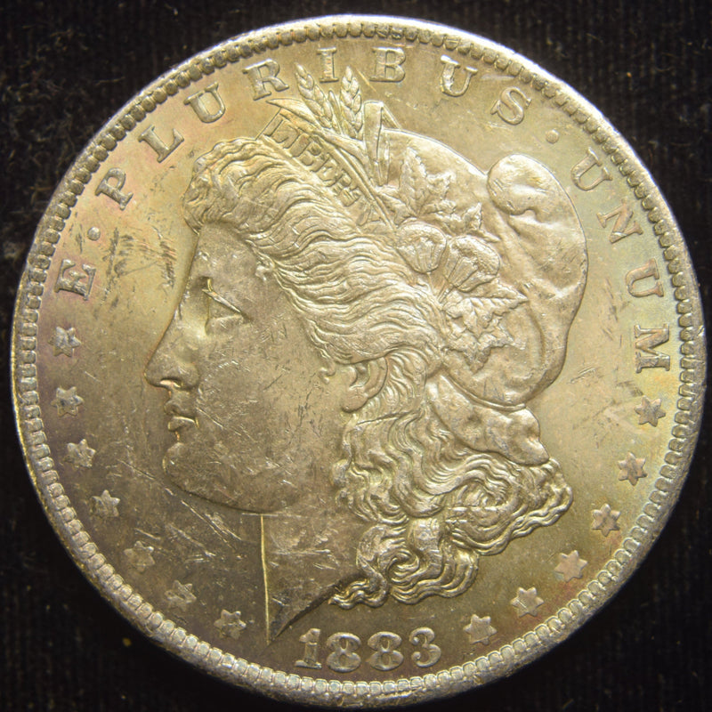 1883-O Morgan Dollar Select Uncirculated Toned