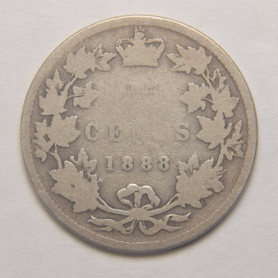 1888 Canadian Quarter AG/Good
