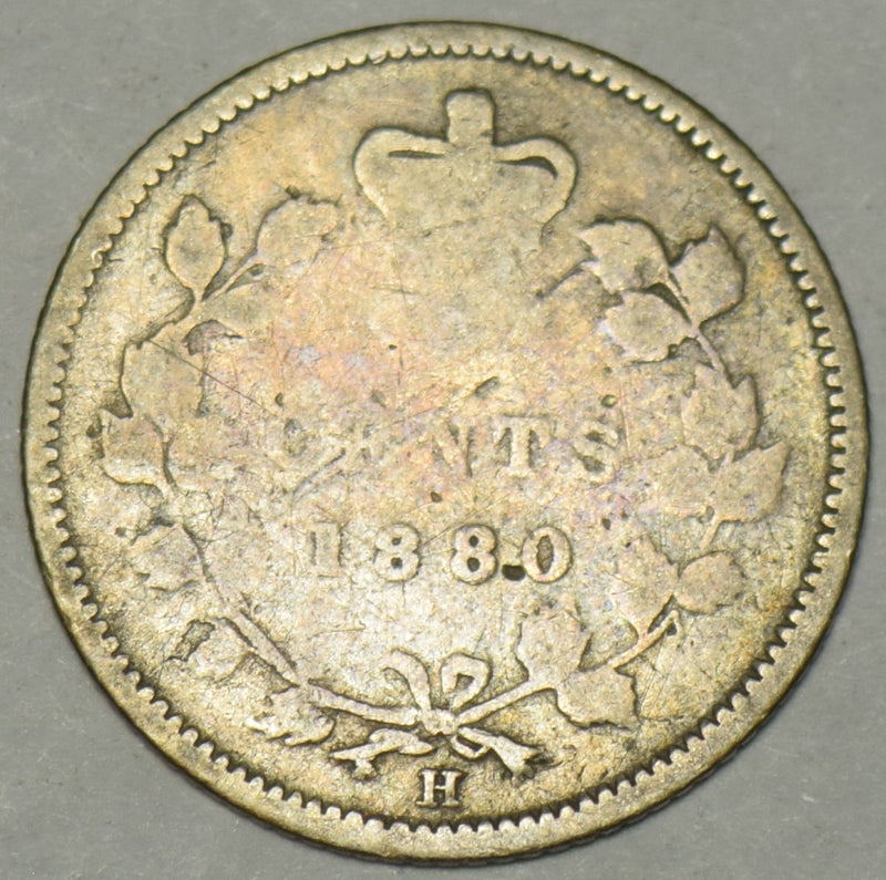 1880-H Canadian 5 Cents . . . . Very Good