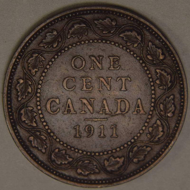 1911 Canadian Cent . . . . XF/AU