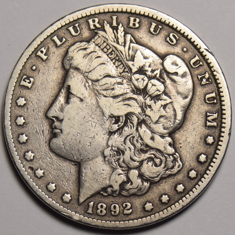 1892-CC Morgan Dollar . . . . Fine/VF